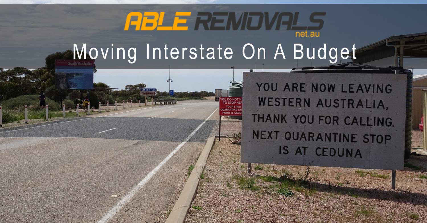 Moving Interstate On A Budget